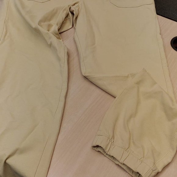 WEATHERPROOF Women Vintage  Slim Fit Jogger Pants--Khaki - Picture 7 of 8